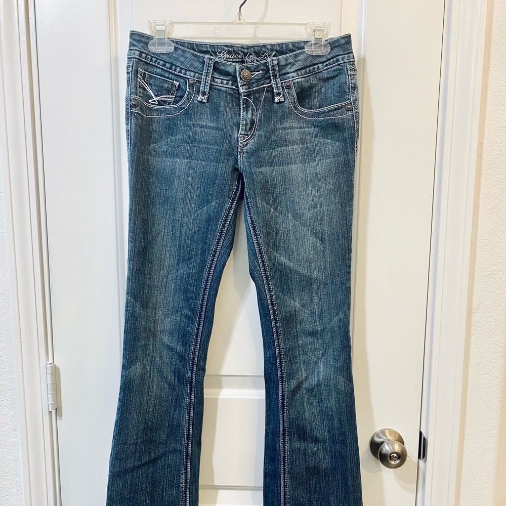 Boot-Cut Blue JEANS